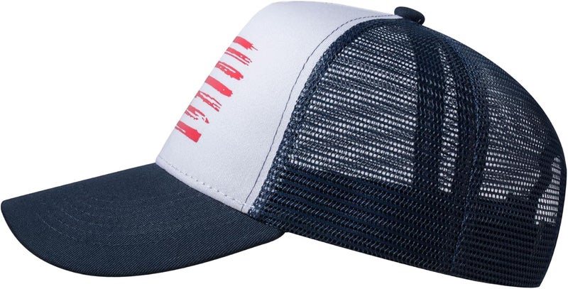 VIONLAN Baseball Cap, American Flag Trucker Hat for Men Women, Breathable Adjustable Fit Outdoor Mesh Snapback Hats - Image 3